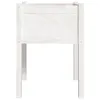 vidaXL Pflanzkübel 2 Stk. Weiß 50x50x70 cm Massivholz Produktbild-Vorschau 5