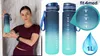 FIT4MED | Fľaša na vodu Sporty - modrá - 1 liter - Náhľad obrázku produktu 7
