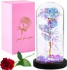 Montessa Ewige Rose im Glas mit LED-Licht, "Die Schöne und Produktbild-Vorschau 1