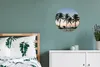 MuchoWow® Rundes Wandbild - Runde Bilder Die Palmenreihe am Produktbild-Vorschau 4