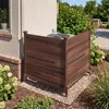 COSTWAY  2-tlg. Gartenzaun, Steckzaun 119x115,5cm(L x H), Produktbild-Vorschau 2
