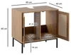 WOHNLING Waschbeckenunterschrank Eiche-Optik 60x60x40 cm Produktbild-Vorschau 3