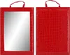 Zrkadlo Q-32-RED veľké kadernícke zrkadlo s rukoväťou Náhľad obrázku produktu 1