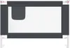 vidaXL Ochranný kryt postele pre batoľatá Dark Grey 100x25 Náhľad obrázku produktu 3