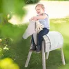 roba Outdoorspielpferd - Massivholz grau - Voltigierpferd Produktbild-Vorschau 2