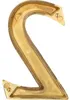 KOTARBAU® Numéro de maison 3D chiffre "2" en laiton 10 cm Voir les images du produit 4