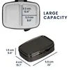 kwmobile 2x Edelstahl Tablettenbox mit 2 Fächern - 5,5 x 4 Produktbild-Vorschau 6