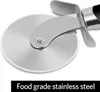 Pizzaschneider Schwarz mit scharfer Klinge aus Edelstahl Produktbild-Vorschau 4