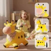 Gelber Giraffenpullover mit Halstuch Produktbild-Vorschau 7