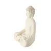 Buddha Figur Serenity in Cremeweiß 30 cm Handgearbeitet Produktbild-Vorschau 4