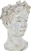 Busto per piante VALO in Vetroceramica bianca e crema Anteprima dell’immagine prodotto 2