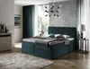 Boxspringbett Schlafzimmerbett WILLIAM 140x200cm in Stoff Produktbild-Vorschau 1