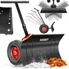 MASKO® Schneeschaufel auf Rädern höhenverstellbar - 5-Fach Produktbild-Vorschau 1