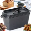 Vilde | Brotform - Mit Deckel - Schwarz - 2 L - Gusseisen - Produktbild-Vorschau 2