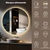 S'AFIELINA Miroir Salle de Bain LED Rond 50 cm, Voir les images du produit 3