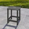 Outsunny Gartentisch 48 x 37 x 46 cm, Wetterfest Produktbild-Vorschau 3