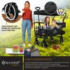 KESSER® Bollerwagen Faltbar GTS-9100 mit Dach Handwagen Produktbild-Vorschau 1