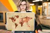MuchoWow® Laptop Aufkleber Sticker Cover Weltkarte - Marmor Produktbild-Vorschau 5