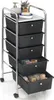 Rollcontainer GINA, chrom/schwarz - Rollwagen mit 5 Produktbild-Vorschau 6