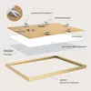 nielsen Aluminium Bilderrahmen C2, 40x40 cm, Struktur Gold Produktbild-Vorschau 6
