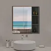 Armoire de Bain avec Miroir 70x40cm et Rangement Latéral Voir les images du produit 1