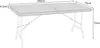 Klapptisch ‘Mark’ rechteckig 180 x 75 x 72 cm Rattanoptik, Produktbild-Vorschau 6