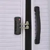 Close-up of a suitcase lock and handle. Produktbild-Vorschau
