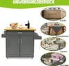 XMETECH Kuchyňský vozík na kolieskach, servírovací vozík so Náhľad obrázku produktu 4