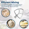 Edelstahl Flachrührer K45B KitchenAid 4.5-5 QT Artisan – Produktbild-Vorschau 2