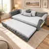 Merax Schlafsofa Tagescett 90x200cm mit Ausziehbett, 3-in-1 Produktbild-Vorschau 9
