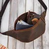Paolo Peruzzi Echtes Leder Herren Bauchtasche Vintage-Stil Produktbild-Vorschau 12
