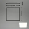BRILONER SLIM LED panel, neutrálne biele svetlo, efekt Náhľad obrázku produktu 14