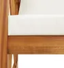 set da giardino 2 pezzi con cuscini in legno massiccio di Anteprima dell’immagine prodotto 6