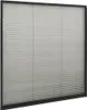 vidaXL Insektenschutz-Plissee für Fenster Alu Anthrazit Produktbild-Vorschau 3