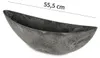 Große Pflanzschalen oval, schwarz 55 cm für außen Produktbild-Vorschau 2