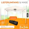 Kronenburg Faltpavillon 2x2m - Wasserfest, UV-Schutz 50+, 0 Produktbild-Vorschau 2