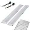 TRUTZHOLM 2x Auffahrrampen 200 x 28 cm 540 kg Alu gelocht Produktbild-Vorschau 1
