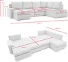 Ecksofa TOKIO II PRO mit Schlaffunktion - Eckcouch mit 3 Produktbild-Vorschau 12