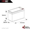 Langzeit Akku 9AH 12V Blei GEL Batterie ZYKLENFEST ers. 7Ah Produktbild-Vorschau 3