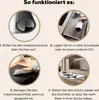 KitchenYeah© Herdabdeckplatte Weltkarte - Schwarz - Weiß - Produktbild-Vorschau 7