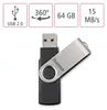 hama USB 2.0 Speicherstick "Rotate" 64 GB schwarz/silber Produktbild-Vorschau 10