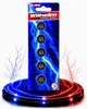 5x CR1220 WILHELM Blister Lithium Knopfzelle 3V 40mAh Produktbild-Vorschau 1
