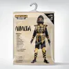 Goldenes Ninja Kostüm für Kinder Large 10-12 Jahre Produktbild-Vorschau 8