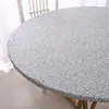 Kulatý vinylový ubrus s flanelovým podkladem, elastickým Náhled obrázku produktu 3