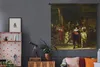 MuchoWow® Wandteppich Wandbehang Die Nachtwache - Rembrandt Produktbild-Vorschau 6