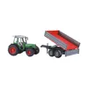 Bruder 2104 - Fendt 209S mit Bordwandanhänger Produktbild-Vorschau 8