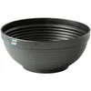 A dark gray planter pot with ribbed texture, shown against a white background. Produktbild-Vorschau