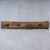 Wandgarderobe Holz Teak L50cm Garderobe Recyclingholz Produktbild-Vorschau 2