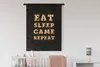 MuchoWow® Wandteppich Wandbehang Spiele - Spiele - Zitate - Produktbild-Vorschau 2