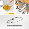 Messlöffel - Messlöffel-Set mit 6 Messschalen - Edelstahl Produktbild-Vorschau 7
